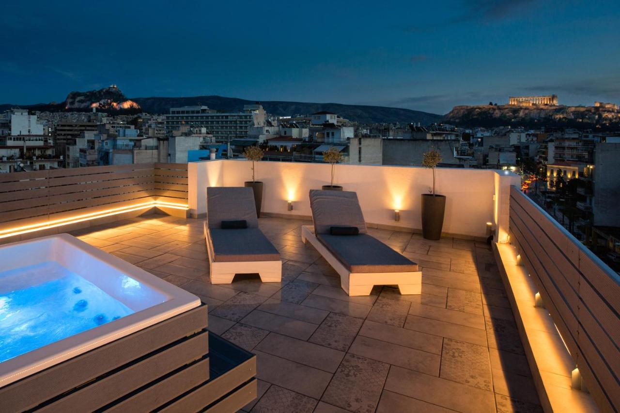 Private Jacuzzi & Acropolis View - The Loft Athens Exterior photo